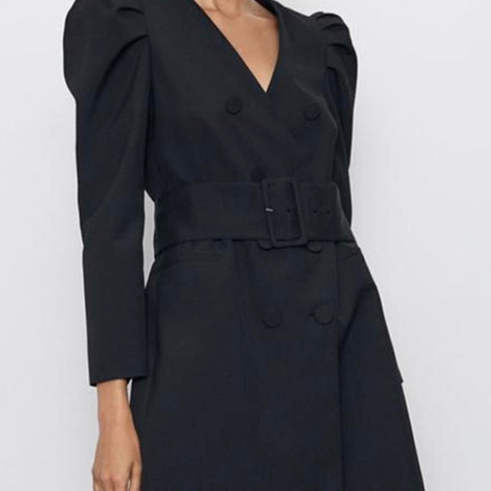 Zara blazer dress in black